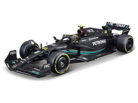 Mercedes-AMG F1 W14 E Performance #44 Lewis Hamilton "Petronas" Formula One F1 "World Championship" (2023) 1/24 Diecast Model Car by Bburago-Bburago-ModelCars.com