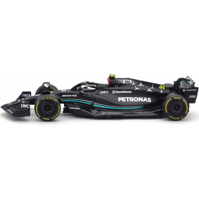 Mercedes - AMG F1 W14 E Performance 44 Lewis Hamilton "Petronas" "Formula One F1 World Championship" (2023) 1/43 Diecast Model Car by Bburago - Bburago - ModelCars.com