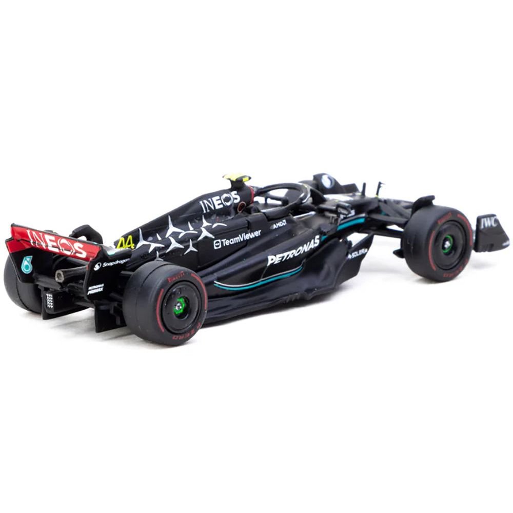Mercedes-AMG F1 W14 E Performance #44 Lewis Hamilton Pole Position Formula One F1 "Hungarian GP" (2023) "Global64" Series 1/64 Diecast Model Car by Tarmac Works-Tarmac Works-ModelCars.com