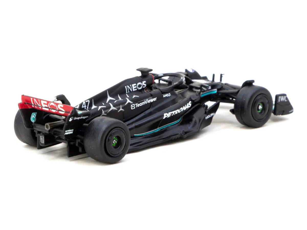 Mercedes-AMG F1 W14 E Performance #47 Mick Schumacher Formula One F1 "Spanish GP Tyre Testing" (2023) with Pit Board "Global64" Series 1/64 Diecast Model by Tarmac Works-Tarmac Works-ModelCars.com