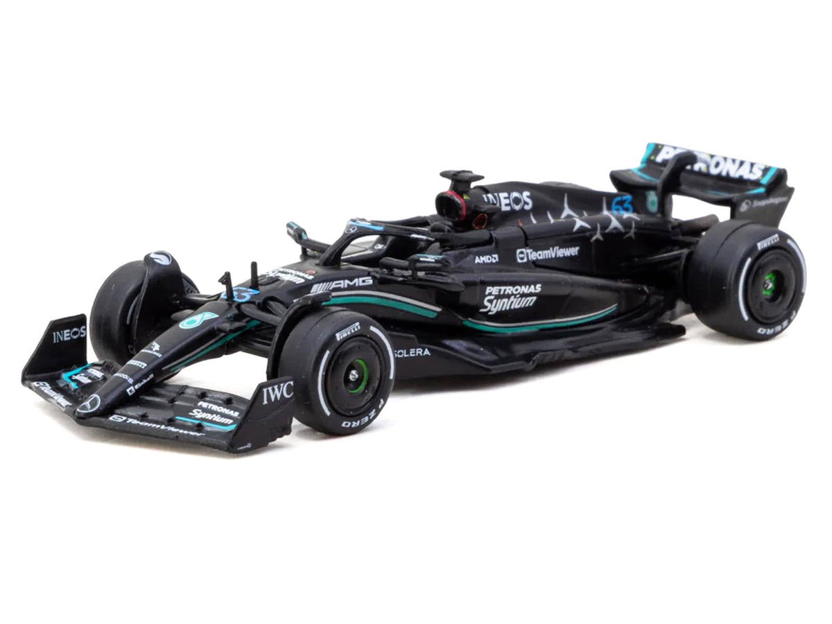 Mercedes-AMG F1 W14 E Performance 63 George Russell Formula One F1 "Italian GP" (2023) "Global64" Series 1/64 Diecast Model Car by Tarmac Works-Tarmac Works-ModelCars.com