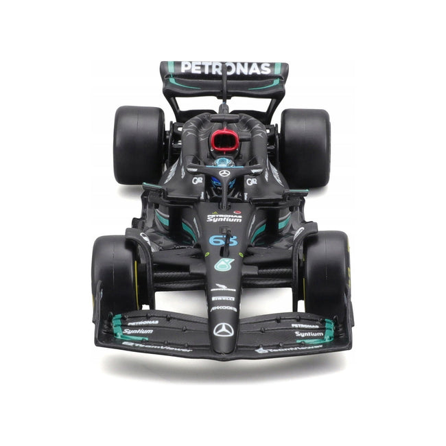 Mercedes - AMG F1 W14 E Performance 63 George Russell "Petronas" "Formula One F1 World Championship" (2023) with Driver in Car 1/43 Diecast Model Car by Bburago - Bburago - ModelCars.com