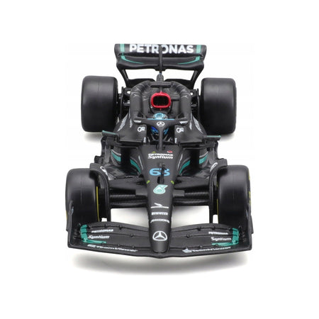 Mercedes-AMG F1 W14 E Performance #63 George Russell "Petronas" "Formula One F1 World Championship" (2023) with Driver in Car 1/43 Diecast Model Car by Bburago-Bburago-ModelCars.com