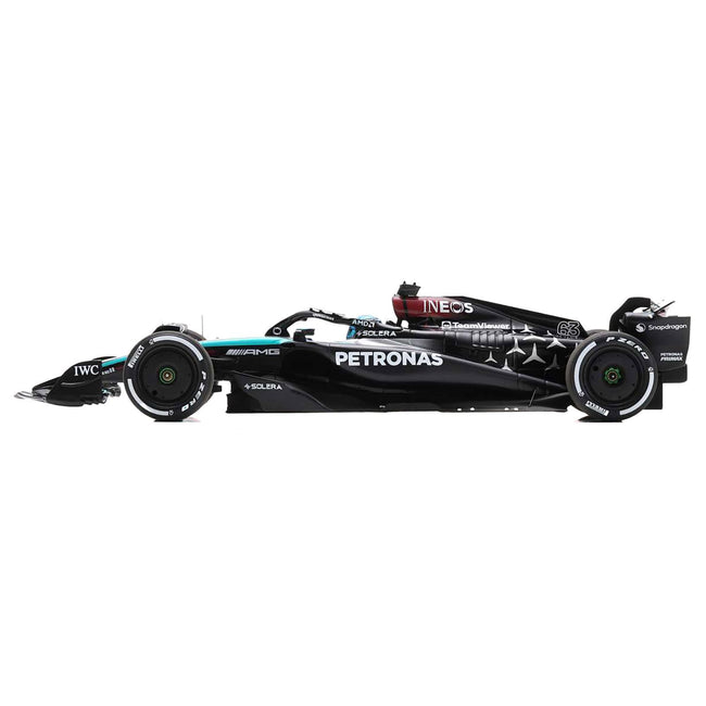 Mercedes - AMG F1 W15 E Performance 63 George Russell "Petronas" Formula One F1 "Bahrain GP" (2024) with Acrylic Display Case 1/18 Model Car by Spark - Spark - ModelCars.com