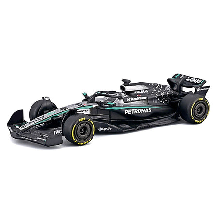 Mercedes AMG F1 W16 E Performance #63 George Russell Formula One F1 World Championship (2025) "Formula Racing" Series 1/64 Diecast Model Car by Bburago-Bburago-ModelCars.com