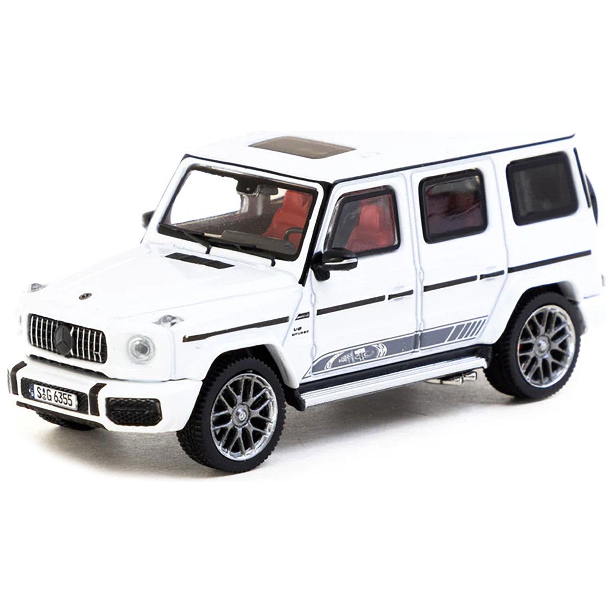 Mercedes - AMG G 63 "Edition 55" White "Road64" Series 1/64 Diecast Model Car by Tarmac Works - Tarmac Works - ModelCars.com