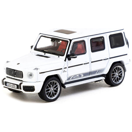 Mercedes - AMG G 63 "Edition 55" White "Road64" Series 1/64 Diecast Model Car by Tarmac Works - Tarmac Works - ModelCars.com