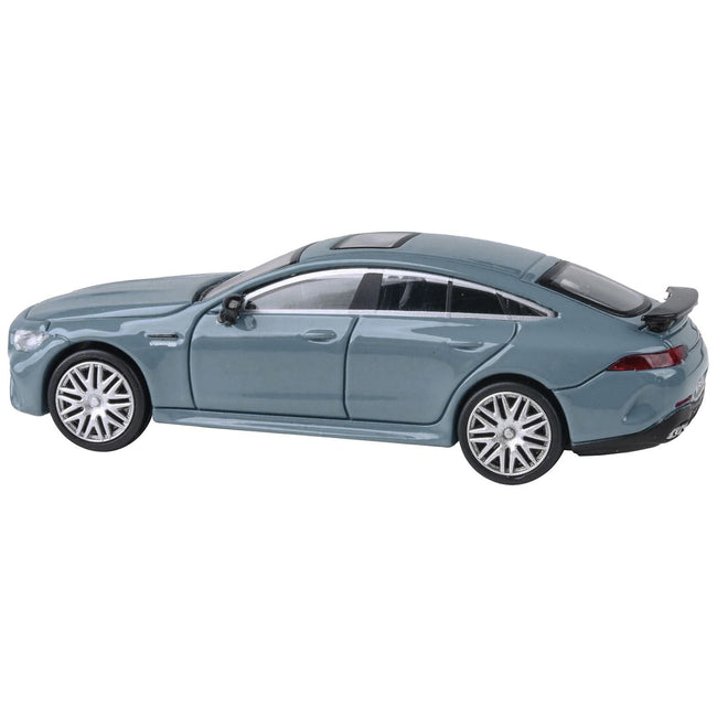 Mercedes-AMG GT 63 S China Blue with Sunroof 1/64 Diecast Model Car by Paragon Models-Paragon-ModelCars.com