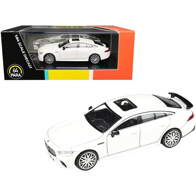 Mercedes - AMG GT 63 S with Sunroof Diamond White 1/64 Diecast Model Car by Paragon - Paragon - ModelCars.com