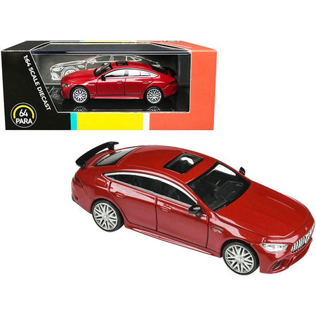 Mercedes - AMG GT 63 S with Sunroof Jupiter Red 1/64 Diecast Model Car by Paragon - Paragon - ModelCars.com
