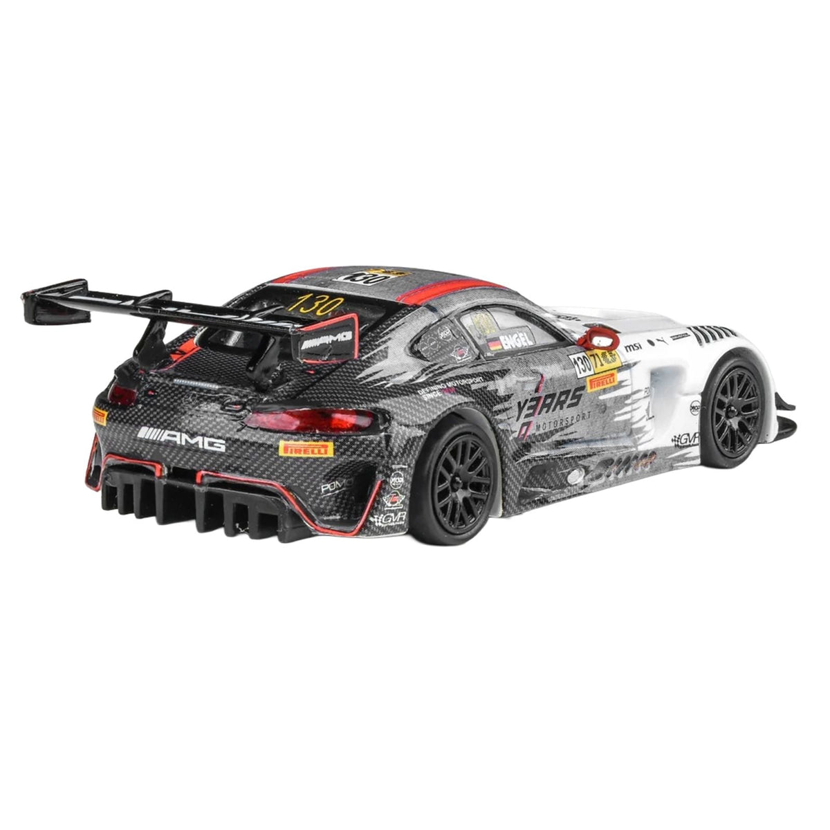 Mercedes-AMG GT3 #130 Maro Engel "GruppeM Racing" Winner "Macau GT Cup - FIA GT World Cup" (2024) 1/64 Diecast Model Car by Paragon-Paragon-ModelCars.com