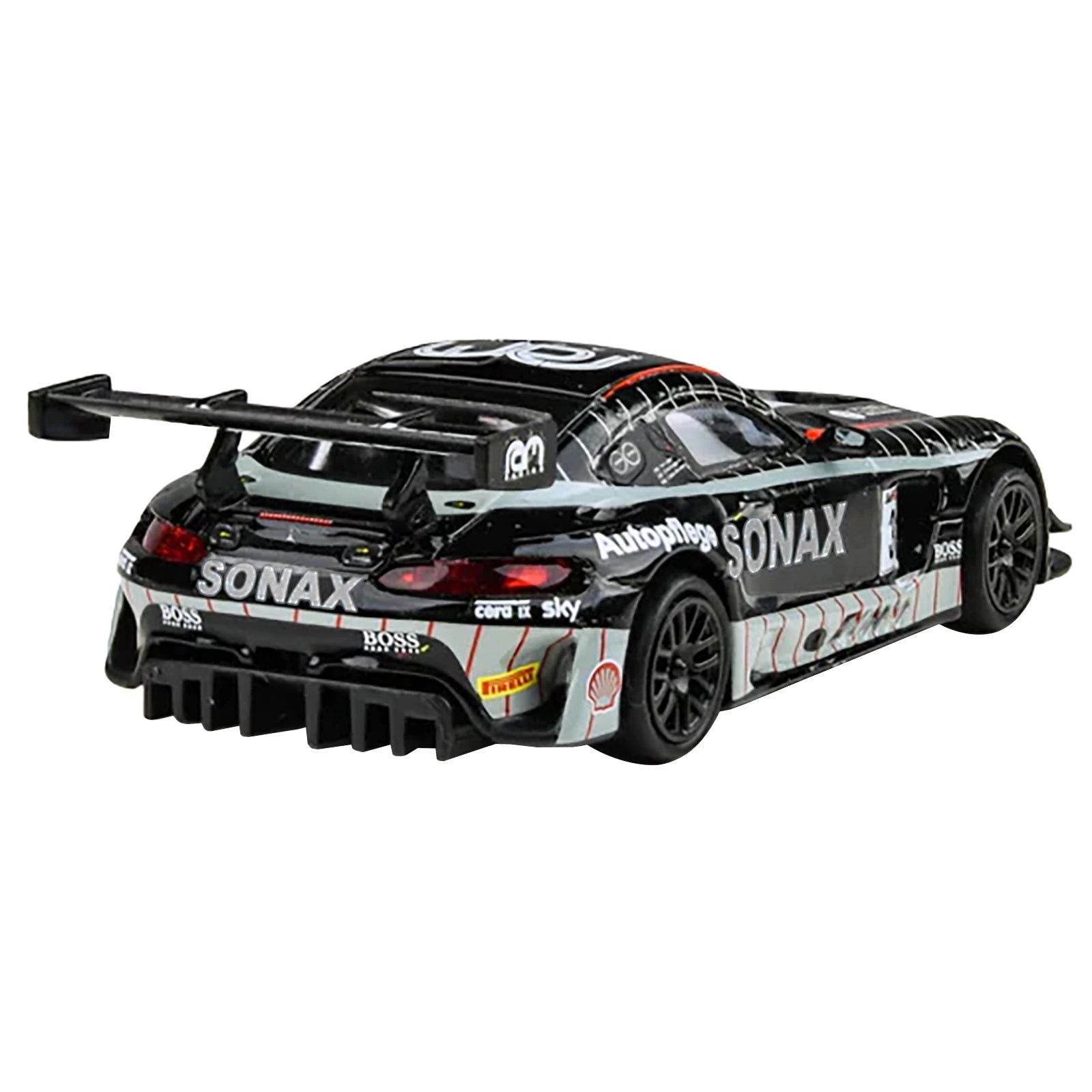 Mercedes - AMG GT3 3 Chris Froggatt - Ian Loggie - Callum MacLeod "Ram Racing" 3rd Place "Gulf 12 Hours" (2021) 1/64 Diecast Model Car by Paragon Models - Paragon - ModelCars.com