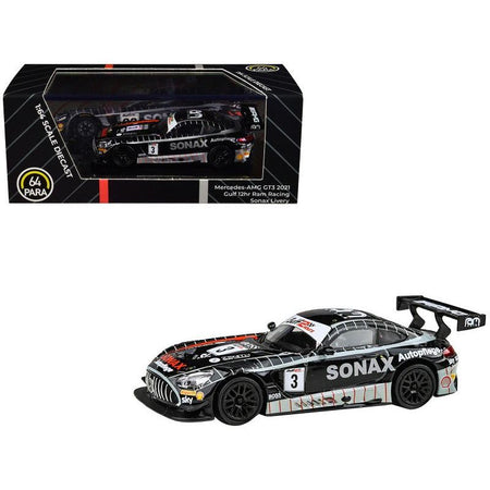 Mercedes - AMG GT3 3 Chris Froggatt - Ian Loggie - Callum MacLeod "Ram Racing" 3rd Place "Gulf 12 Hours" (2021) 1/64 Diecast Model Car by Paragon Models - Paragon - ModelCars.com