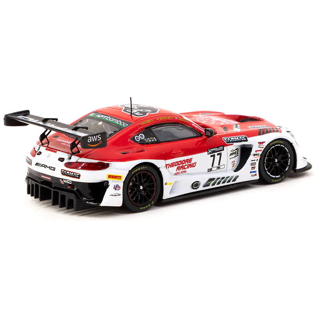 Mercedes - AMG GT3 77 Daniel Juncadella - Raffaele Marciello - Daniel Morad "Craft - Bamboo Racing" Winner "Indianapolis 8 Hours" (2022) "Hobby64" Series 1/64 Diecast Model Car by Tarmac Works - Tarmac Works - ModelCars.com