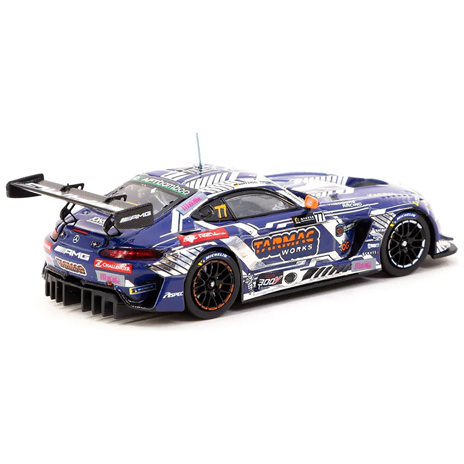 Mercedes - AMG GT3 77 Maro Engel "Craft - Bamboo Racing" Winner Macau GT Cup (2022) "Hobby64" Series 1/64 Diecast Model Car by Tarmac Works - Tarmac Works - ModelCars.com