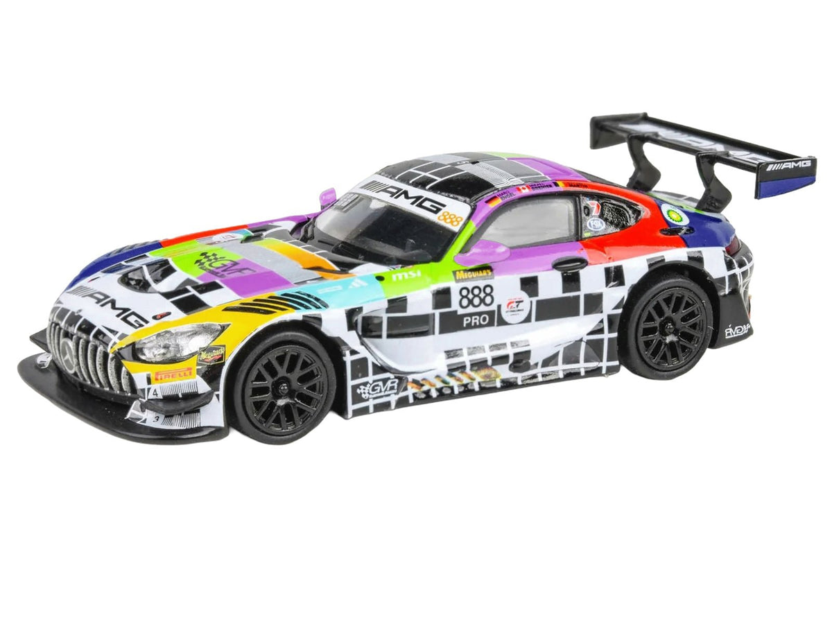 Mercedes-AMG GT3 888 Maro Engel - Mikael Grenier - Maxime Martin "GruppeM Racing" "Bathurst 12 Hour" (2025) 1/64 Diecast Model Car by Paragon Models-Paragon-ModelCars.com