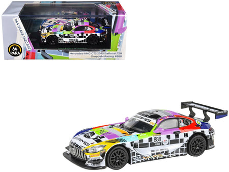 Mercedes-AMG GT3 888 Maro Engel - Mikael Grenier - Maxime Martin "GruppeM Racing" "Bathurst 12 Hour" (2025) 1/64 Diecast Model Car by Paragon Models-Paragon-ModelCars.com
