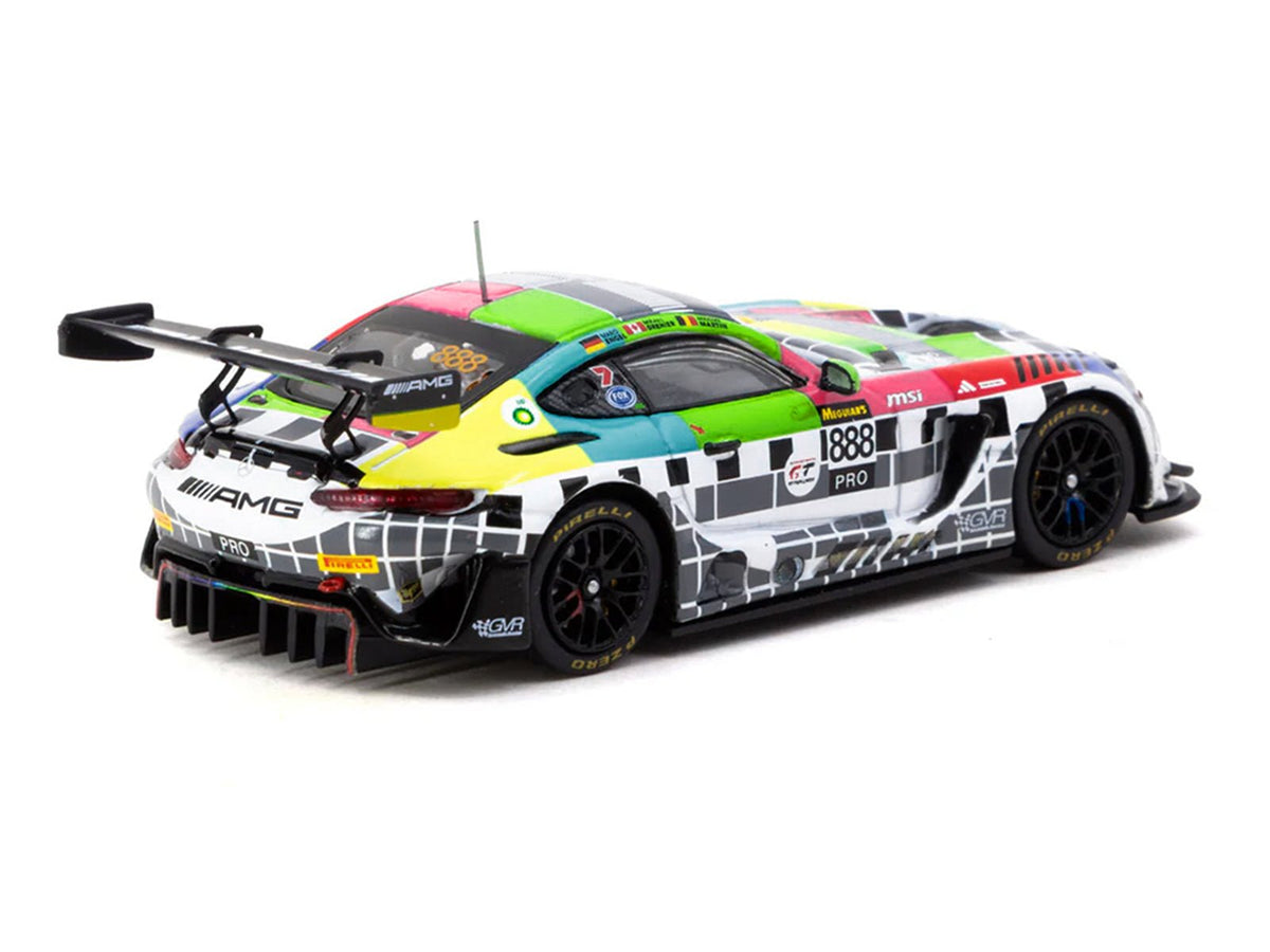 Mercedes-AMG GT3 888 Maro Engel - Mikael Grenier - Maxime Martin "GruppeM Racing" "Bathurst 12 Hour" (2025) "Hobby64" Series 1/64 Diecast Model Car by Tarmac Works-Tarmac Works-ModelCars.com