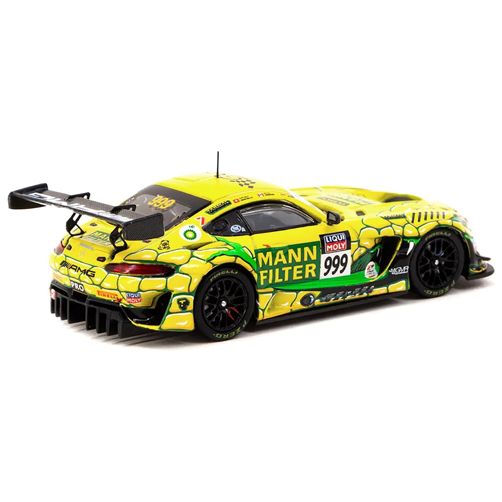 Mercedes - AMG GT3 999 Raffaele Marciello - Maro Engel - Mikael Grenier "GruppeM Racing" "Bathurst 12 Hour" (2023) "Hobby64" Series 1/64 Diecast Model Car by Tarmac Works - Tarmac Works - ModelCars.com