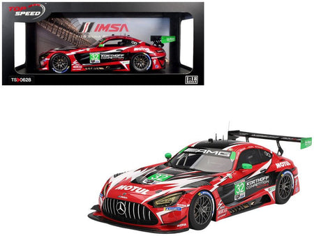 Mercedes-AMG GT3 EVO #32 Maximilian Gotz - Kenton Koch - Seth Lucas - Daniel Morad "Korthoff Competition Motors" IMSA "24 Hours of Daytona" (2025) 1/18 Model Car by Top Speed-Top Speed-ModelCars.com