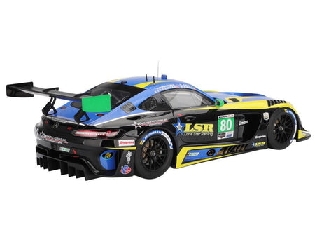 Mercedes-AMG GT3 EVO #80 Scott Andrews - Ralf Aron - Eric Filgueiras - Dan Knox "Lone Star Racing" IMSA "24 Hours of Daytona" (2025) 1/18 Model Car by Top Speed-Top Speed-ModelCars.com