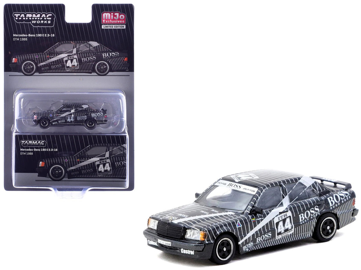 Mercedes-Benz 190 E 2.3-16 44 Johnny Cecotto "Deutsche Tourenwagen Meisterschaft (DTM)" (1988) "Global64" Series 1/64 Diecast Model Car by Tarmac Works-Tarmac Works-ModelCars.com