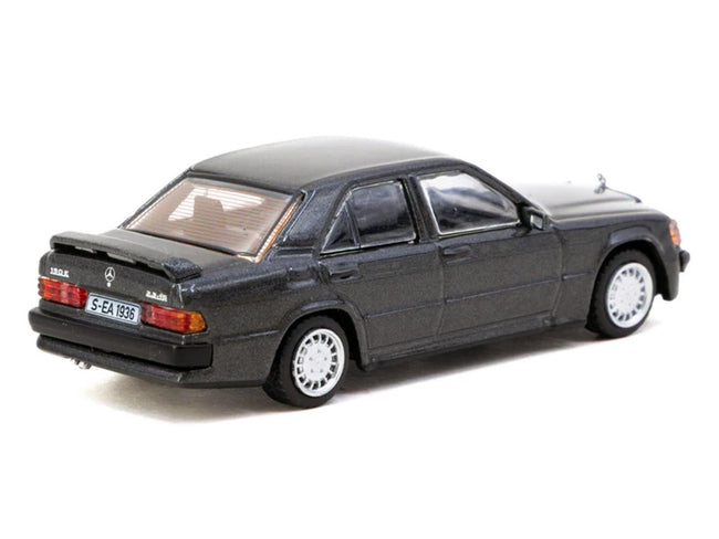 Mercedes-Benz 190 E 2.3-16 Blue-Black Metallic "Global64" Series 1/64 Diecast Model Car by Tarmac Works-Tarmac Works-ModelCars.com