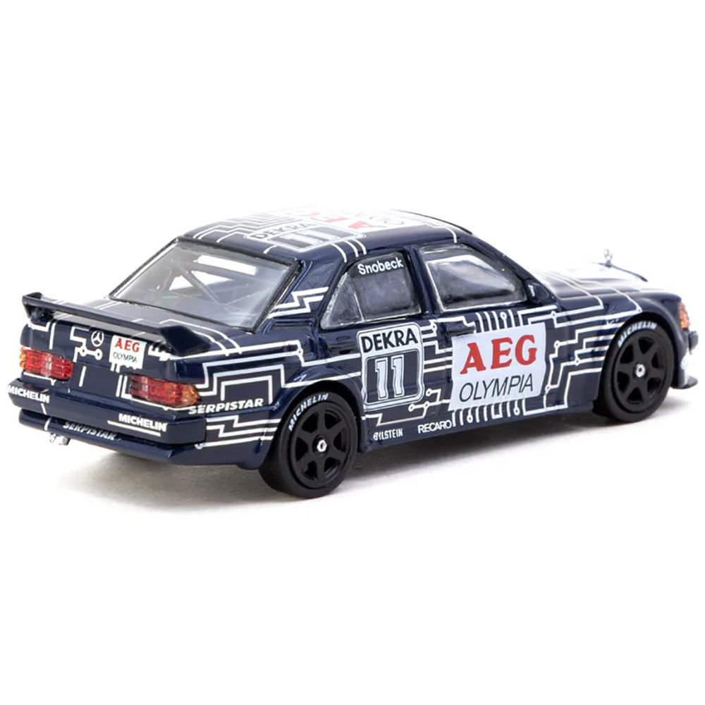 Mercedes-Benz 190 E 2.5-16 EVO 1 #11 Dany Snobeck "Deutsche Tourenwagen Meisterschaft (DTM)" (1989) "Global64" Series 1/64 Diecast Model by Tarmac Works-Tarmac Works-ModelCars.com