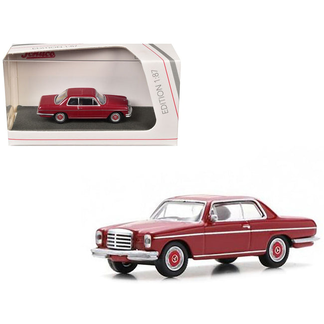 Mercedes-Benz /8 (W114) Coupe Red 1/87 (HO) Diecast Model Car by Schuco-Schuco-ModelCars.com