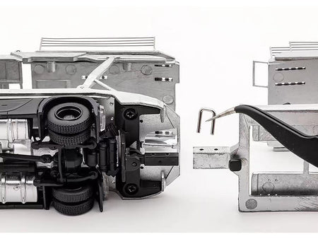 Mercedes-Benz Actros Auto Transporter White 1/64 Diecast Model by GCD-GCD-ModelCars.com