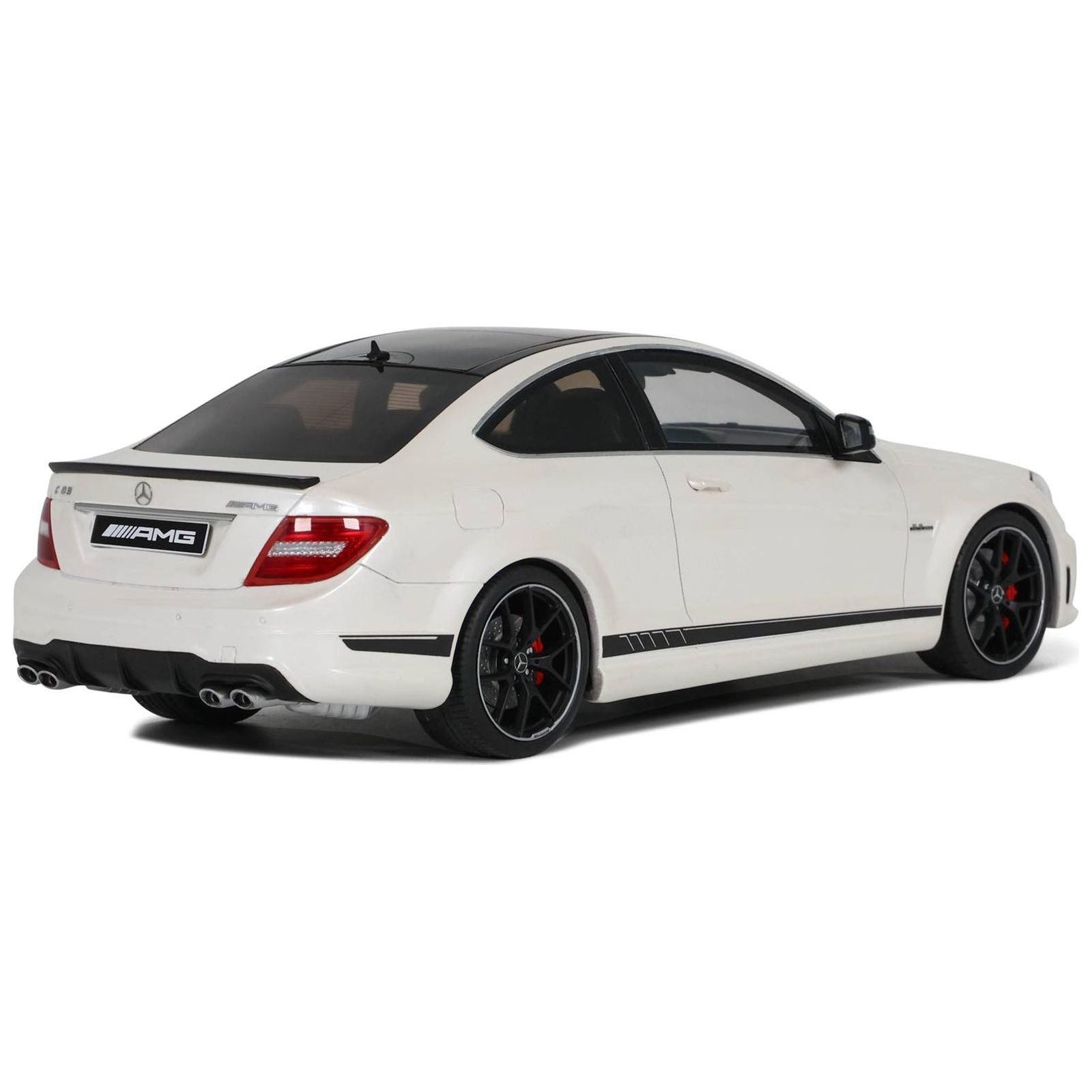 Mercedes - Benz C63 AMG 507 Diamond White with Black Top 1/18 Model Car by GT Spirit - GT Spirit - ModelCars.com