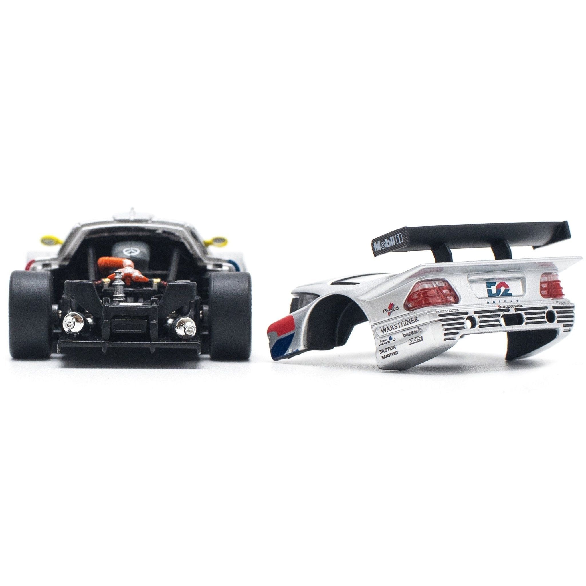 Mercedes - Benz CLK GTR 11 "D2 Privat" "FIA GT Championship" (1997) 1/64 Diecast Model Car by Pop Race - Pop Race - ModelCars.com