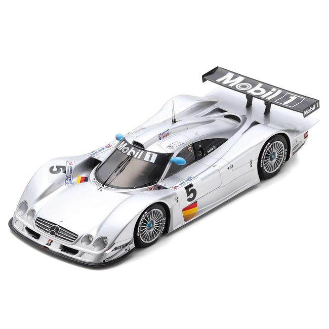 Mercedes-Benz CLR #5 Christophe Bouchut - Nick Heidfeld - Peter Dumbreck "AMG-Mercedes" "24 Hours of Le Mans" (1999) and Acrylic Display Case 1/18 Model Car by Spark-Spark-ModelCars.com
