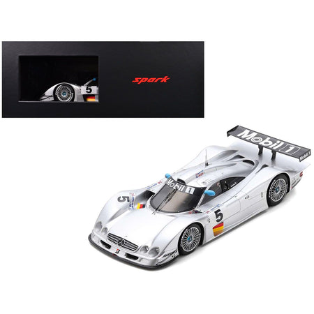 Mercedes - Benz CLR 5 Christophe Bouchut - Nick Heidfeld - Peter Dumbreck "AMG - Mercedes" "24 Hours of Le Mans" (1999) and Acrylic Display Case 1/18 Model Car by Spark - Spark - ModelCars.com