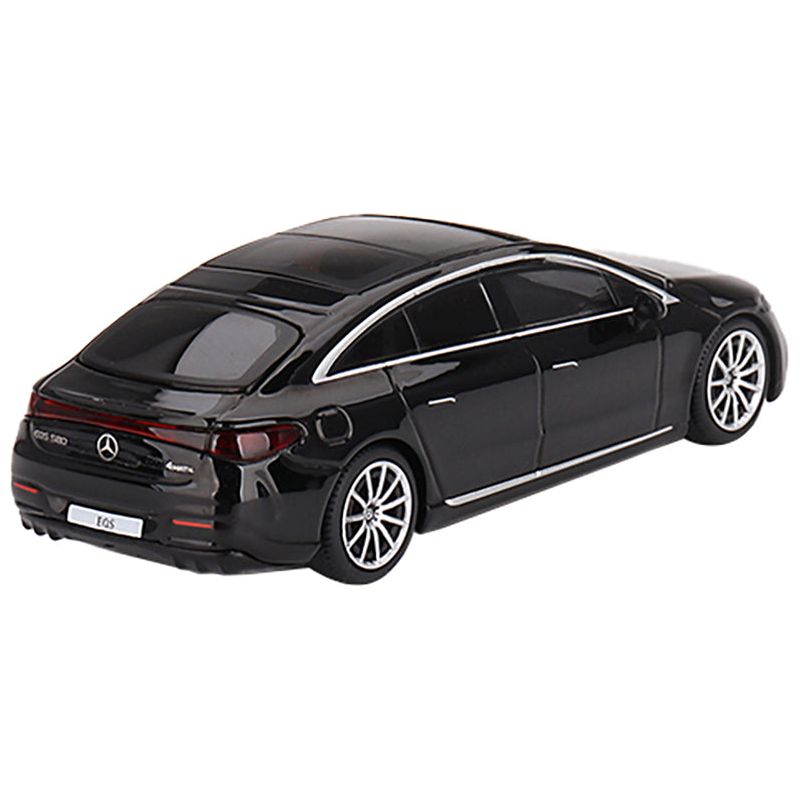 Mercedes - Benz EQS 580 4MATIC Black Limited Edition to 2400 pieces Worldwide 1/64 Diecast Model Car by Mini GT - Mini GT - ModelCars.com