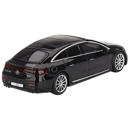 Mercedes - Benz EQS 580 4MATIC Black Limited Edition to 2400 pieces Worldwide 1/64 Diecast Model Car by Mini GT - Mini GT - ModelCars.com