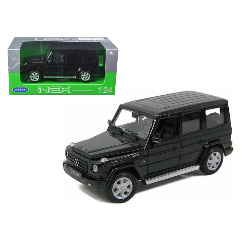 Mercedes Benz G Class Wagon Black 1/24 - 1/27 Diecast Model Car by Welly - Welly - ModelCars.com