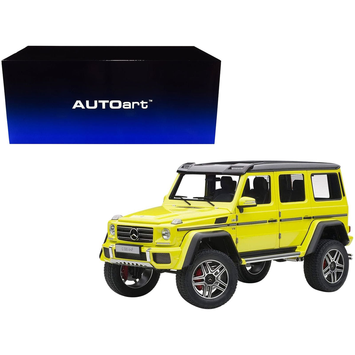 Mercedes Benz G500 4X4 2 Electric Beam/ Yellow 1/18 Model Car by Autoart - Autoart - ModelCars.com