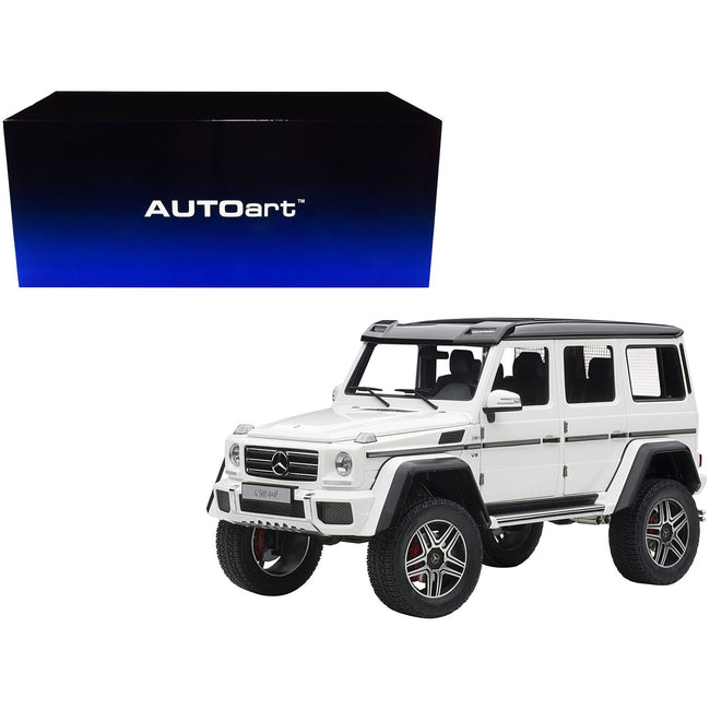 Mercedes Benz G500 4X4 2 Gloss White 1/18 Model Car by Autoart - Autoart - ModelCars.com