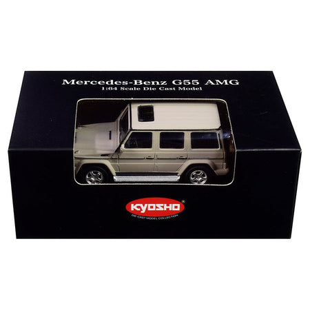 Mercedes Benz G55 AMG Gray 1/64 Diecast Model Car by Kyosho-Kyosho-ModelCars.com