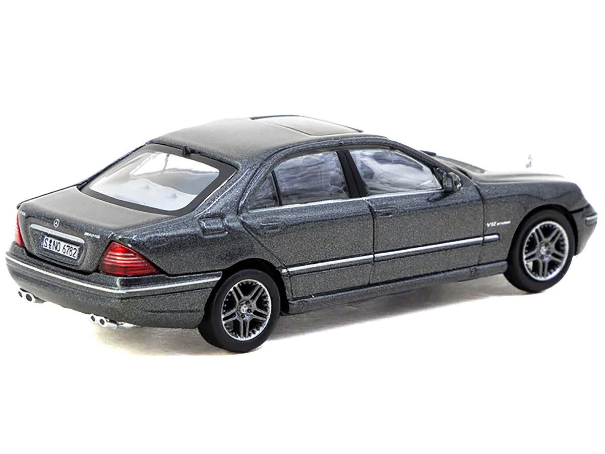 Mercedes-Benz S 65 AMG Tectite Gray Metallic "Global64" Series 1/64 Diecast Model by Tarmac Works-Tarmac Works-ModelCars.com