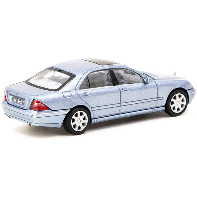Mercedes - Benz S - Class Horizon Blue Metallic "Global64" Series 1/64 Diecast Model by Tarmac Works - Tarmac Works - ModelCars.com