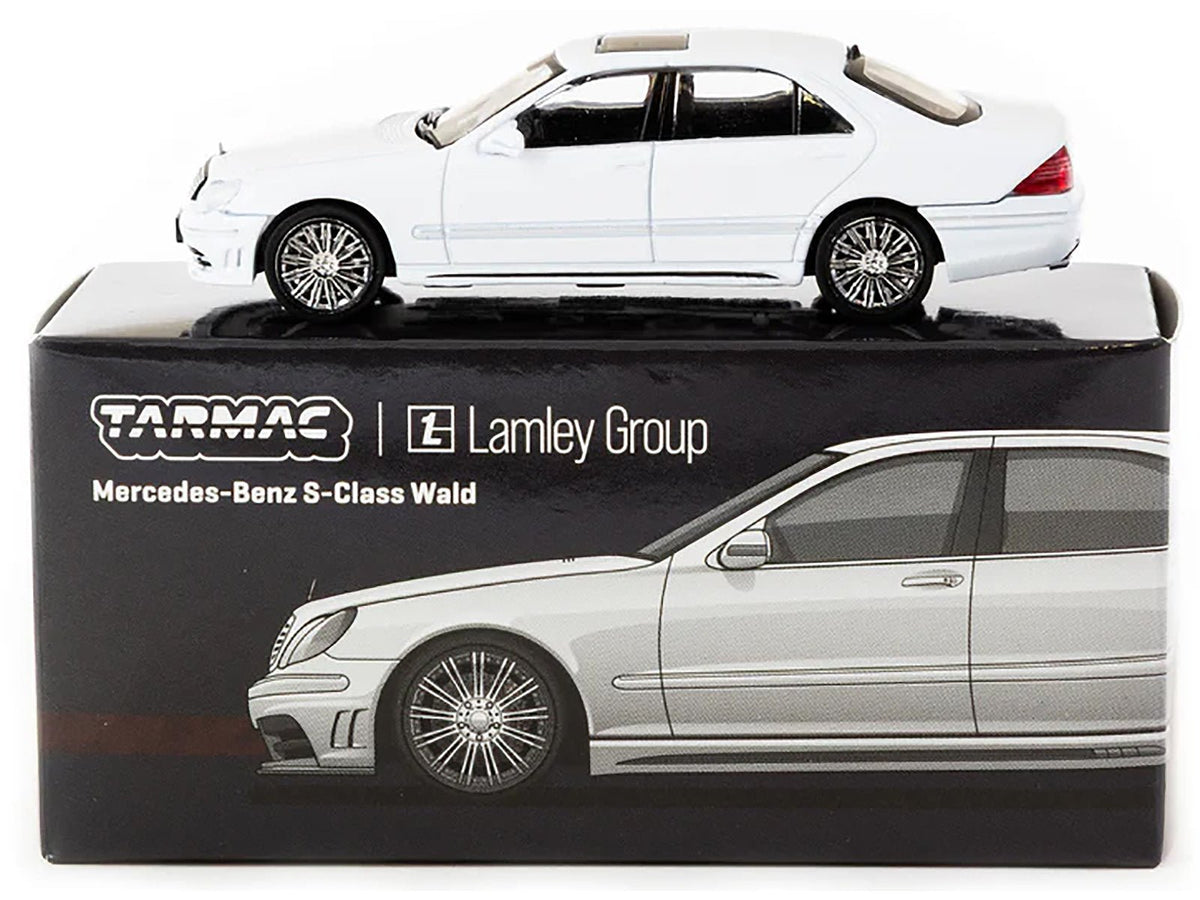 Mercedes-Benz S-Class Wald "Lamley Special Edition" Alabaster White "Global64" Series 1/64 Diecast Model by Tarmac Works-Tarmac Works-ModelCars.com