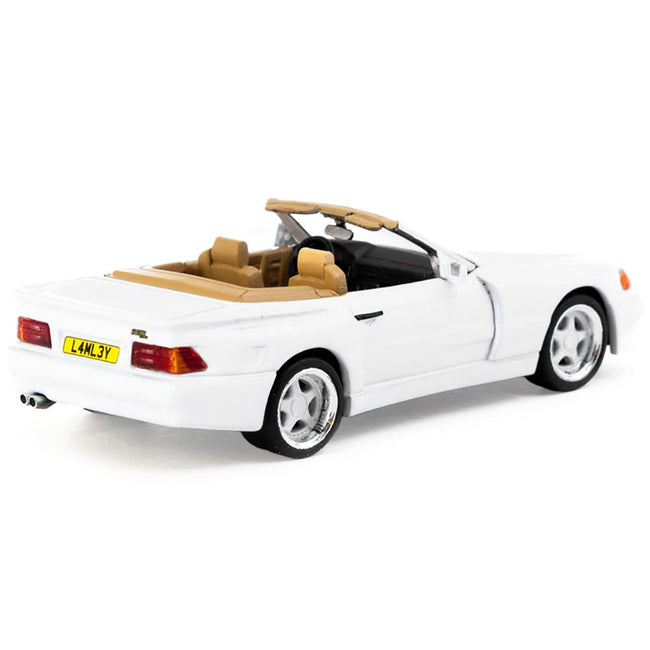 Mercedes-Benz SL 500 Koenig Specials Convertible White "Global64" Series 1/64 Diecast Model by Tarmac Works-Tarmac Works-ModelCars.com