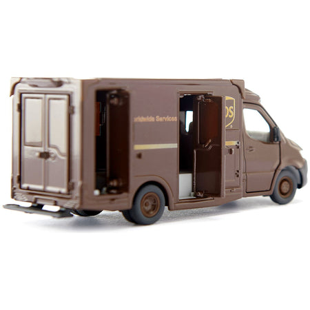 Mercedes - Benz Sprinter Van Brown "UPS Worldwide Services" 1/50 Diecast Model Car by Siku - SIKU - ModelCars.com