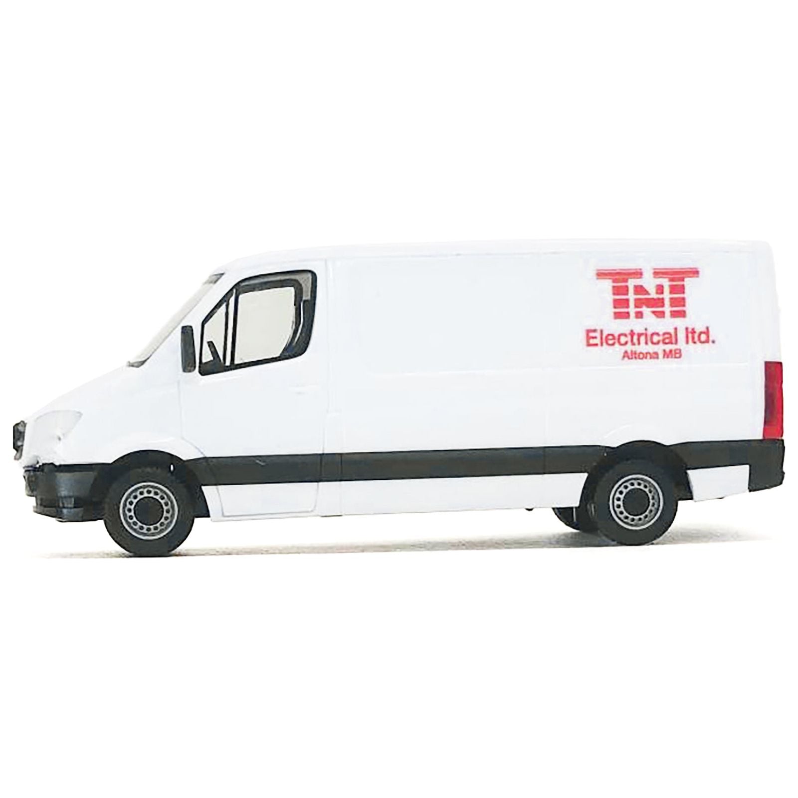 Mercedes - Benz Sprinter Van White "TNT Electrical Ltd." 1/87 (HO) Plastic Model Car by Promotex - Promotex - ModelCars.com