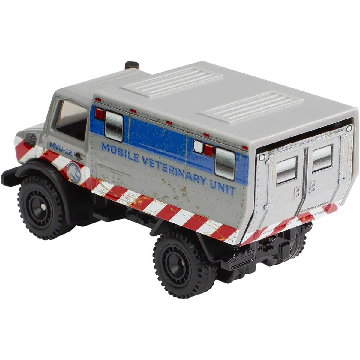 Mercedes-Benz Unimog U 1300 L "Mobile Veterinary Unit MVU-12" "Jurassic World" (2015) Movie Diecast Model Car by Hot Wheels-Hotwheels-ModelCars.com