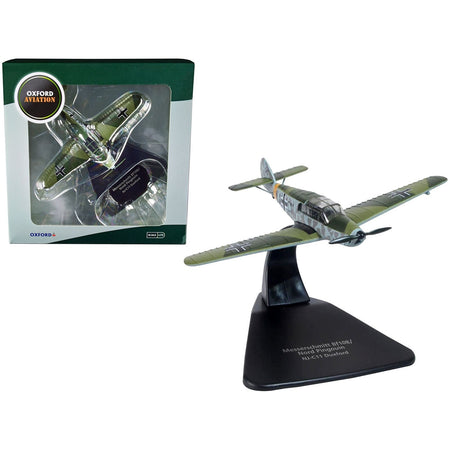 Messerschmitt Bf 108/Nord Pingouin War Plane NJ - C11 Duxford "Oxford Aviation" Series 1/72 Diecast Model Airplane by Oxford Diecast - Oxford Diecast - ModelCars.com