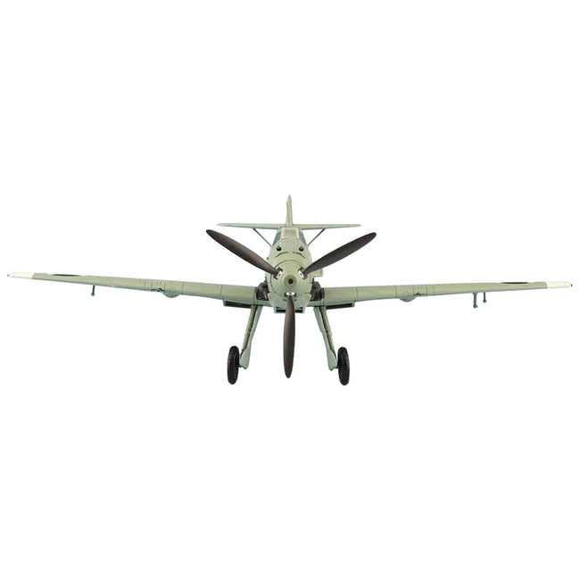 Messerschmitt BF 109E - 3 Fighter Aircraft "Hauptmann Siebelt Reents Spanish Civil War" (1939) "Air Power Series" 1/48 Diecast Model by Hobby Master - Hobby Master - ModelCars.com