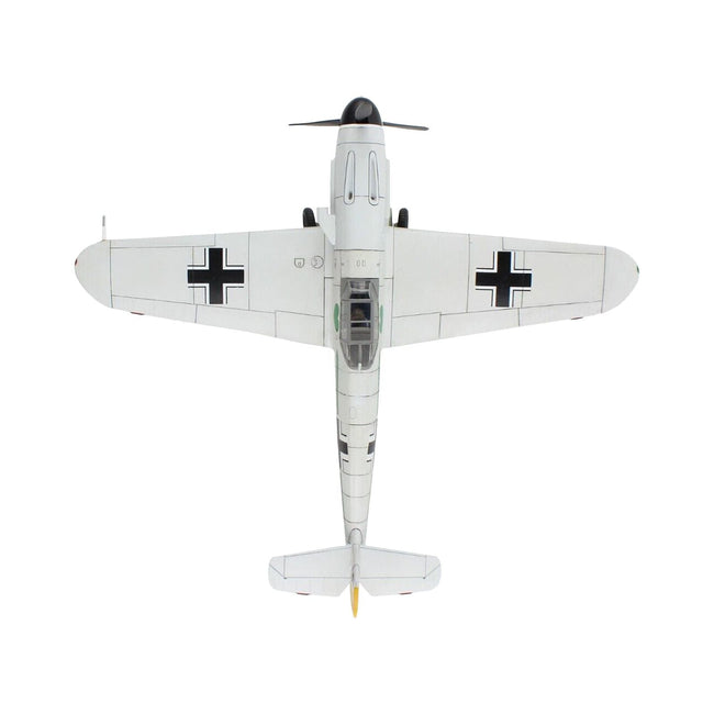 Messerschmitt BF 109F - 4 Fighter Aircraft "Obt. Otto Kath Stab/JG 54 Staraya Russia Soviet Union" (1941) German Luftwaffe "Air Power Series" 1/48 Diecast Model by Hobby Master - Hobby Master - ModelCars.com